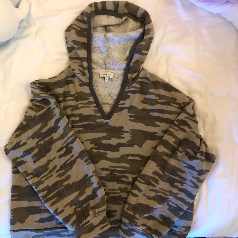 Lucky Brand Camouflage Hoodie